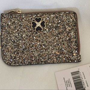 NWT Kate Spade Medium L-Zip CardHolder ROSE GOLD
